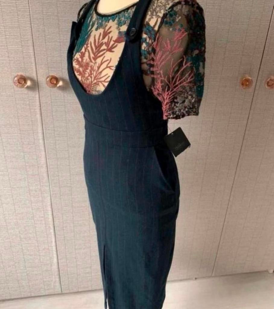 Nieuwe overgooier/jurk Zara maat XS/S, Ophalen of Verzenden, Zo goed als nieuw, Maat 34 (XS) of kleiner, Onder de knie
