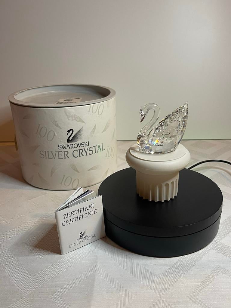 Swarovski Herdenkingszwaan 1895-1995, Verzamelen, Swarovski, Ophalen of Verzenden, Zo goed als nieuw, Figuurtje