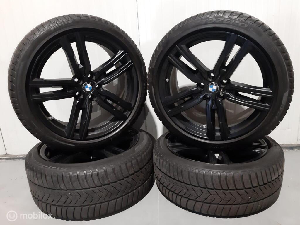 Org. BMW 19 Inch Velgen + Pirelli Run Flat Banden 8090020, 19 inch, Gebruikt, 275 mm, Banden en Velgen