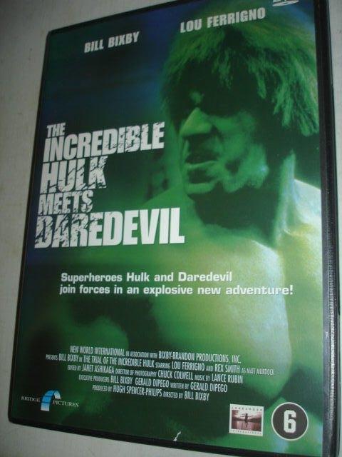 The Incredible Hulk meets Daredevil- Bill Bixby- 1989- NIEUW, Verzenden, Alle leeftijden, Drama, 1940 tot 1960
