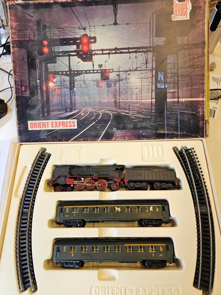 Modeltrein Ho jouef sncf set compleet in doos, Hobby en Vrije tijd, Modeltreinen | H0, Ophalen of Verzenden, Gelijkstroom, Wagon