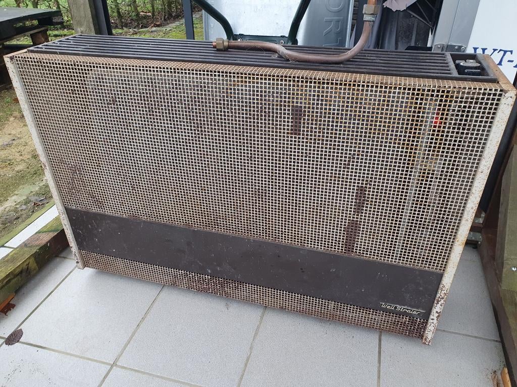 Well Straler vintage gaskachel., Ophalen, Gebruikt, Vrijstaande haard, Gashaard