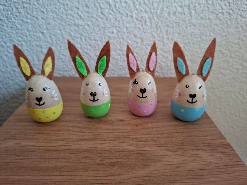 Paasei Pegdolls - Handgemaakte decoratie, Ophalen of Verzenden, Zo goed als nieuw