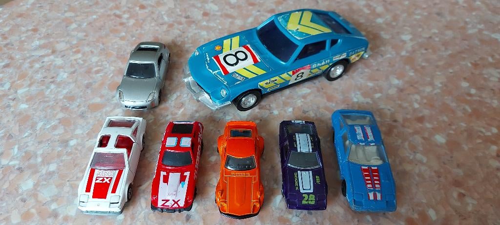 7 stuks Datsun Nissan Fairlady, diverse merken en afmetingen, Ophalen of Verzenden, Gebruikt, Auto