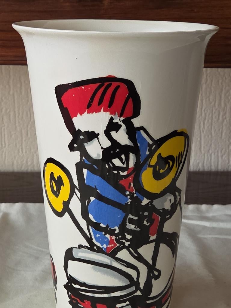 Plateelbakkerij Schoonhoven Vaas Herman Brood, Ophalen