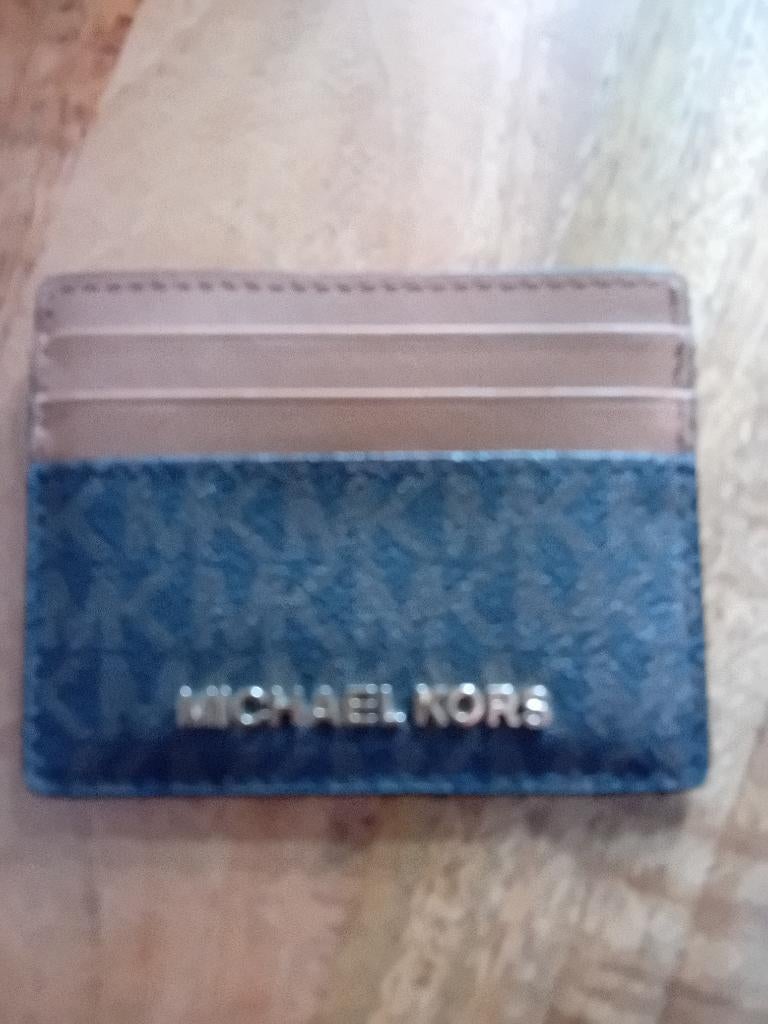 Michael Kors hoesje voor pasjes, Ophalen, Zo goed als nieuw, Bruin, Overige merken