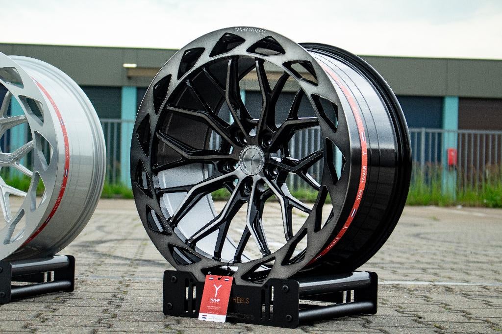 YANAR FLOW FORGED ZWO-038 21 INCH BREEDSET | BMW | AUDI | VW, 255 mm, Velg(en), Nieuw, Personenwagen