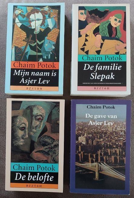 Chaim Potok:Familie Slepak, Belofte, Mijn naam is Asjer Lev, Boeken, Ophalen of Verzenden, Zo goed als nieuw