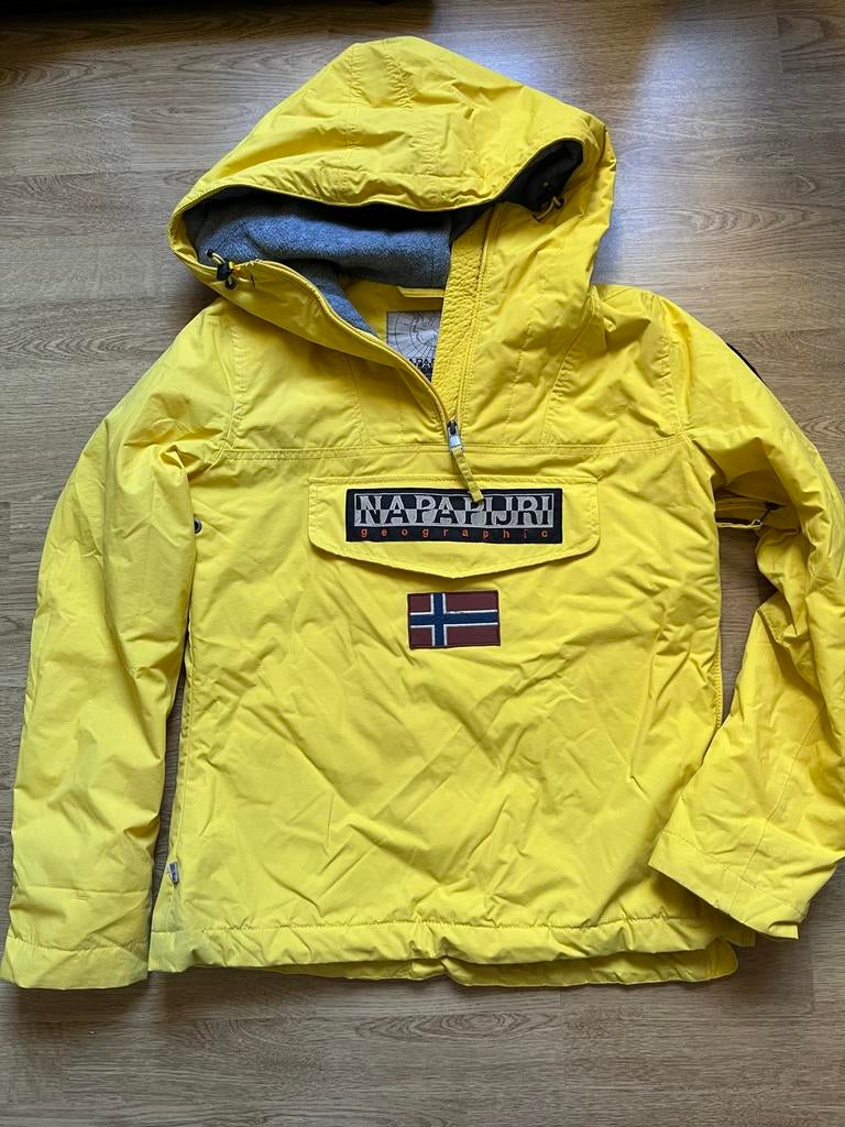 Napapijri Damesjas - Maat S, Kleding | Dames, Jassen | Winter, Ophalen of Verzenden, Gedragen, Maat 36 (S), Geel