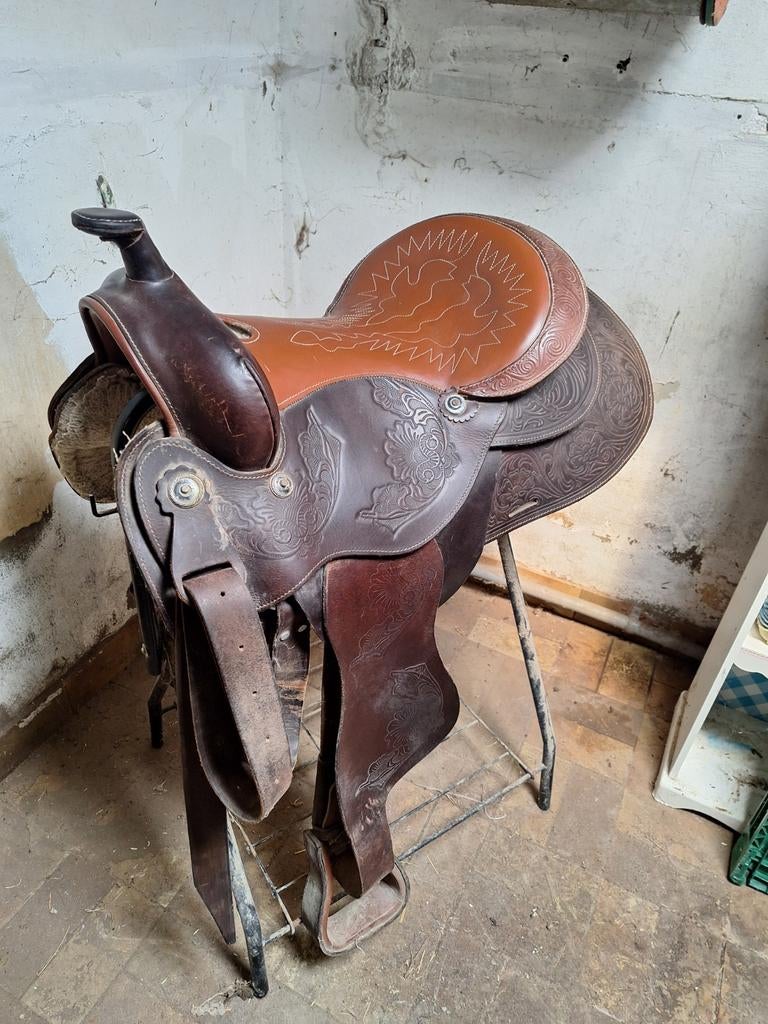 Westernzadel te koop, Dieren en Toebehoren, Ophalen of Verzenden, Zo goed als nieuw, Dressuur