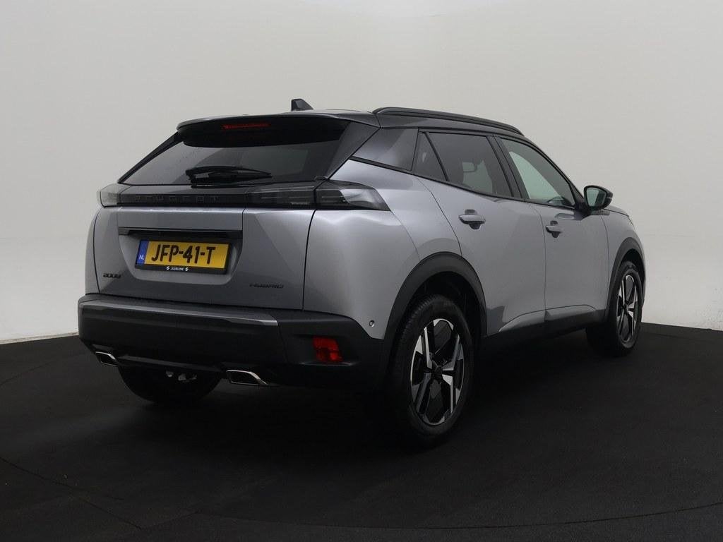 Peugeot 2008 1.2 Hybrid 145 GT 360.Camera/Ad.Cruise/Led.Matr, Gebruikt, Euro 6, 1199 cc, Leder en Stof