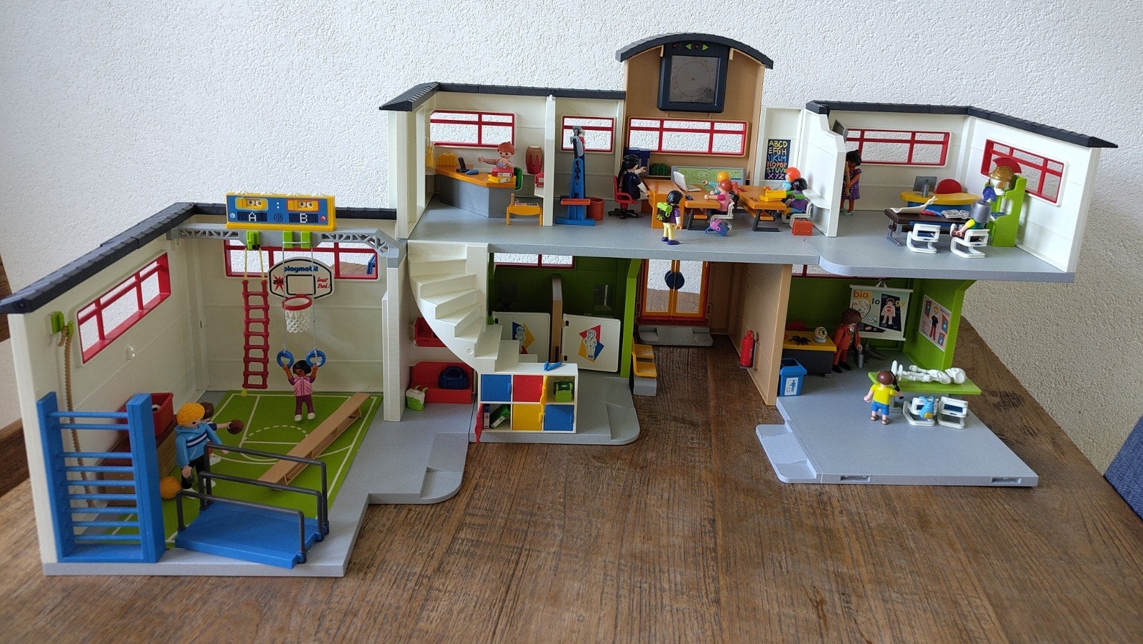Playmobil school | 9453; met uitbreidingen 9454, 9455, Gebruikt, Gebouw, Ophalen of Verzenden, City life