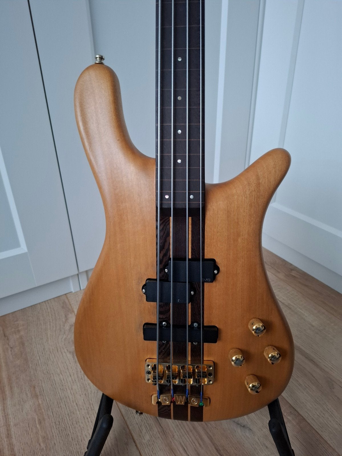 Warwick streamer stage 1 lined fretless uit 1988 (German), Muziek en Instrumenten, Ophalen, Gebruikt, Elektrisch, Fretloos