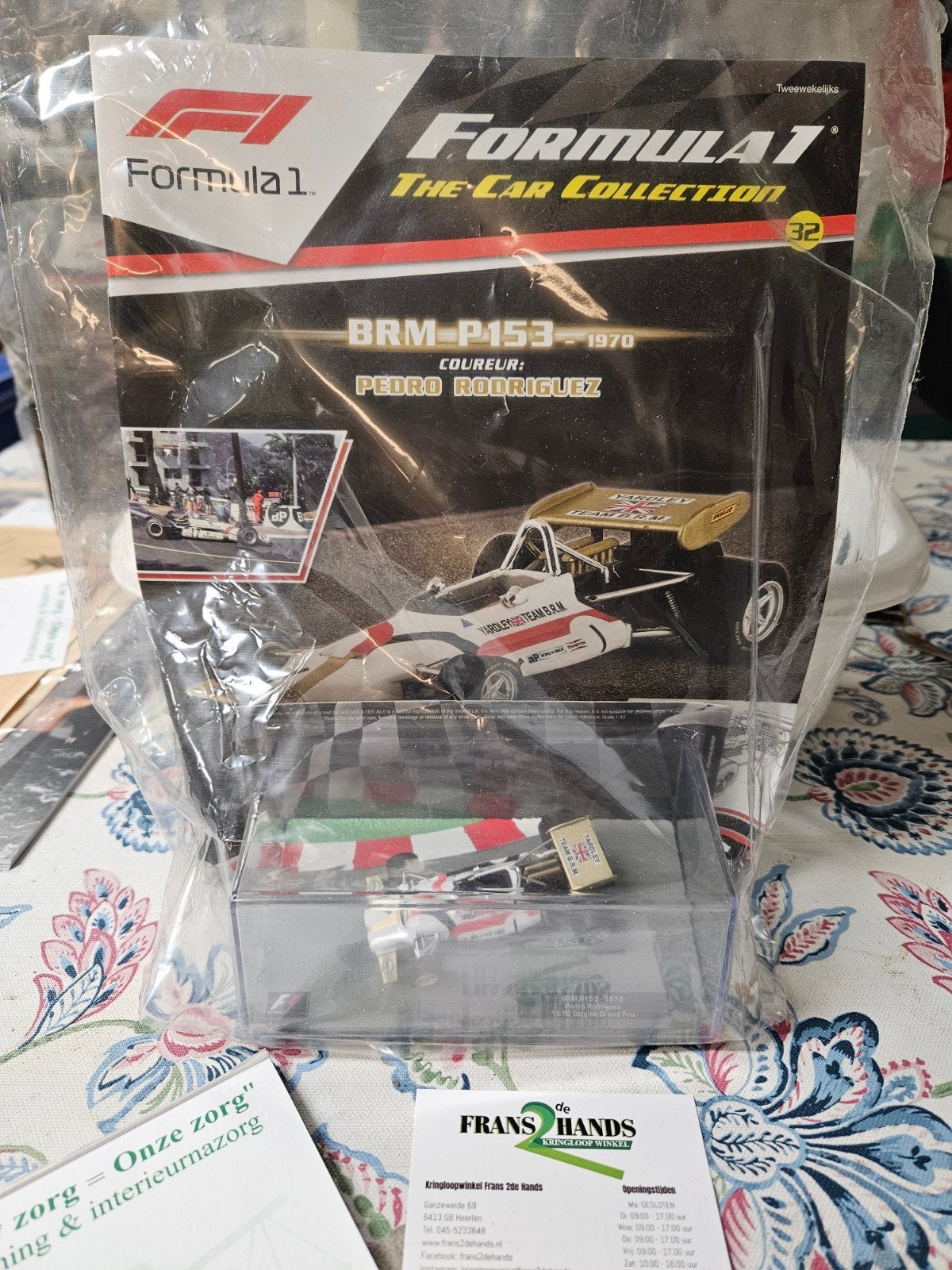 Formule 1 BRM P153-1970 Pedro Rodriguez modelauto nieuw, Overige merken, Auto, 1:32 tot 1:50, Nieuw