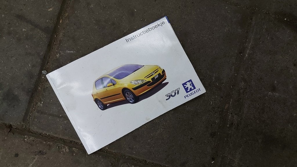 Instructie boekje Peugeot 307 uit 2004, Ophalen of Verzenden