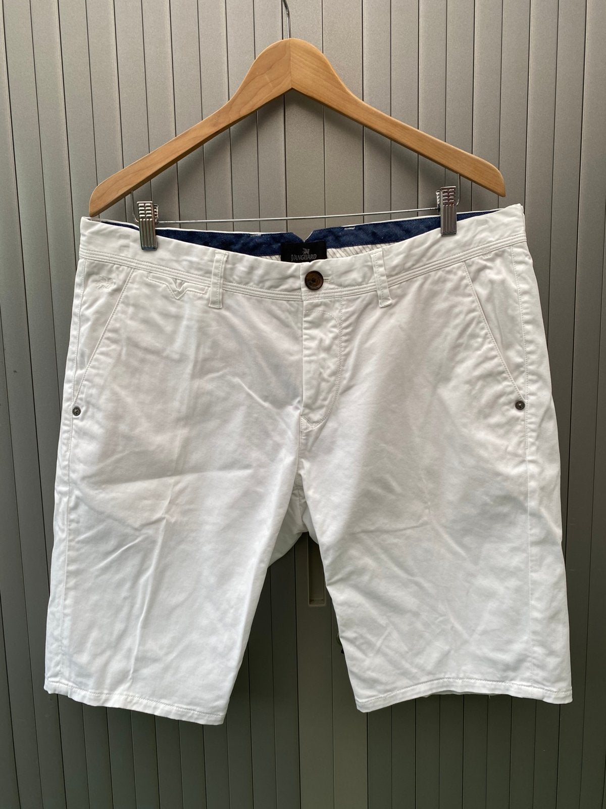 Vanguard short W35 wit, Ophalen of Verzenden, Zo goed als nieuw, Maat 56/58 (XL), Wit