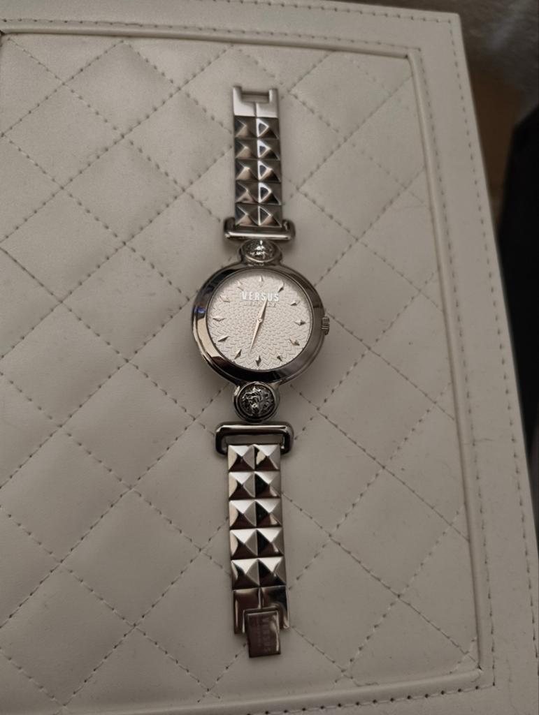 Versace horloge, Ophalen of Verzenden, Zo goed als nieuw, Staal, Overige merken