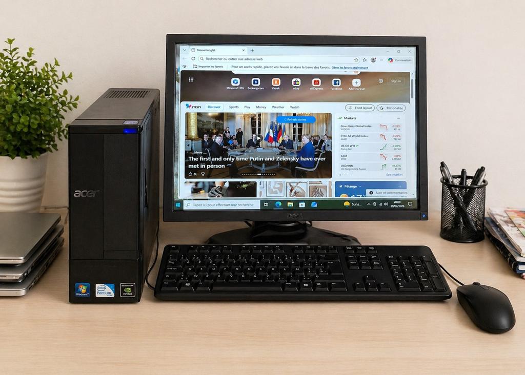 Acer Aspire Budget Gaming PC – Intel Pentium / NVIDIA GeForc, Ophalen of Verzenden, Gaming, 3 tot 4 Ghz, SSD