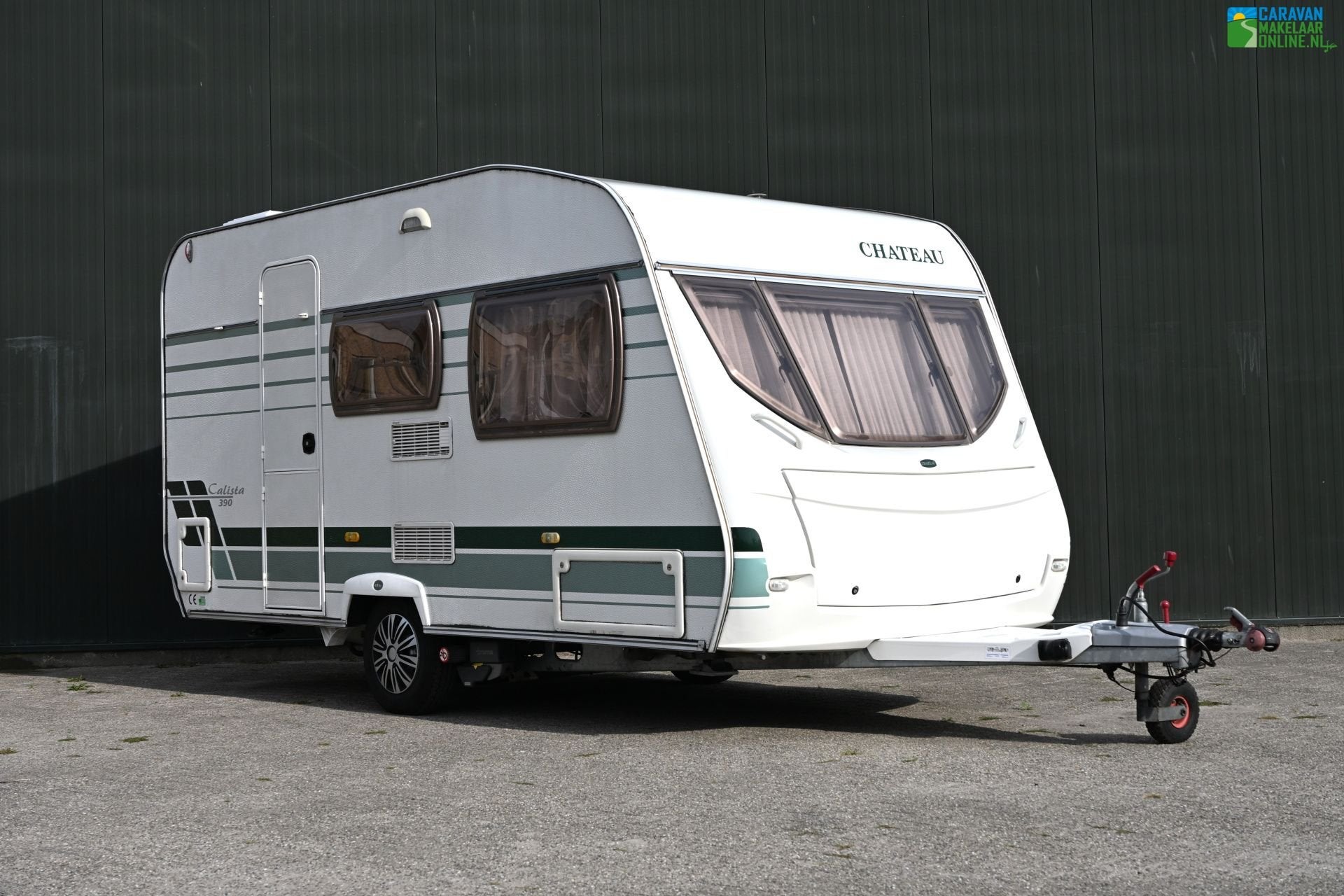 Chateau Calista 390 TZD |Mover|Voortent|Fietsendrager, Caravans en Kamperen, Caravans, Bedrijf, 750 - 1000 kg, 4 tot 5 meter, Luifel
