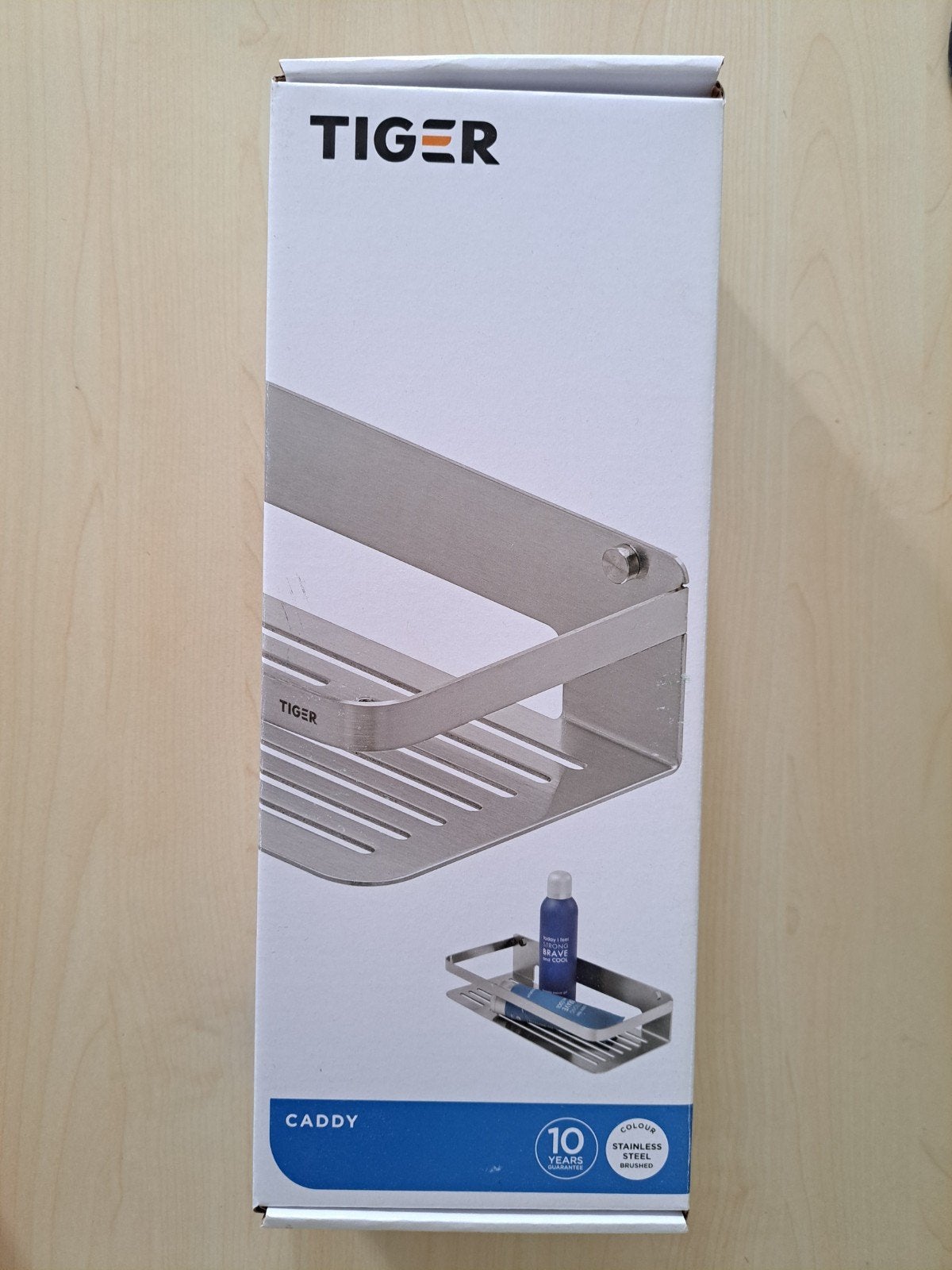 Nieuw Tiger Caddy Doucherek - RVS Geborsteld, Huis en Inrichting, Overige merken, Nieuw, Ophalen of Verzenden, Douche-accessoire