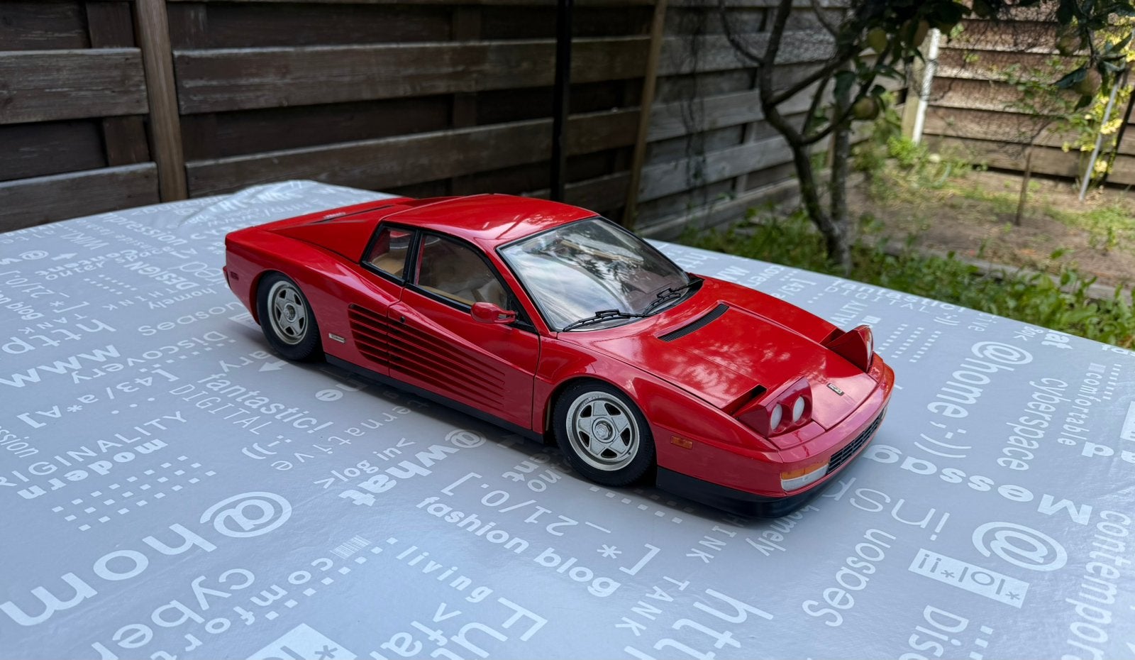 Pocher Ferrari Testarossa 1:8 - Nette staat, Ophalen, Gebruikt, Auto