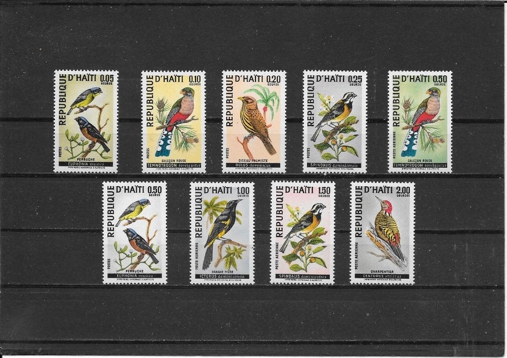 Haïti vogels, Ophalen of Verzenden, Postfris, Midden-Amerika
