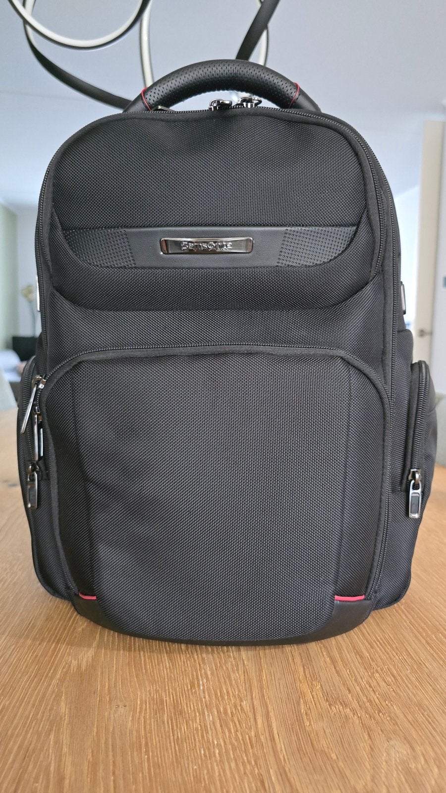 Samsonite Pro-DLX 6 Backpack 3V 15.6'' EXP Black rugzak, 15 inch, Ophalen of Verzenden, Zo goed als nieuw, Tabletvak