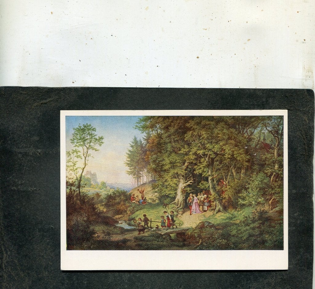 Ansicht Adrian Richter - Brautzug im fruhling, Verzenden, 1980 tot heden, Ongelopen