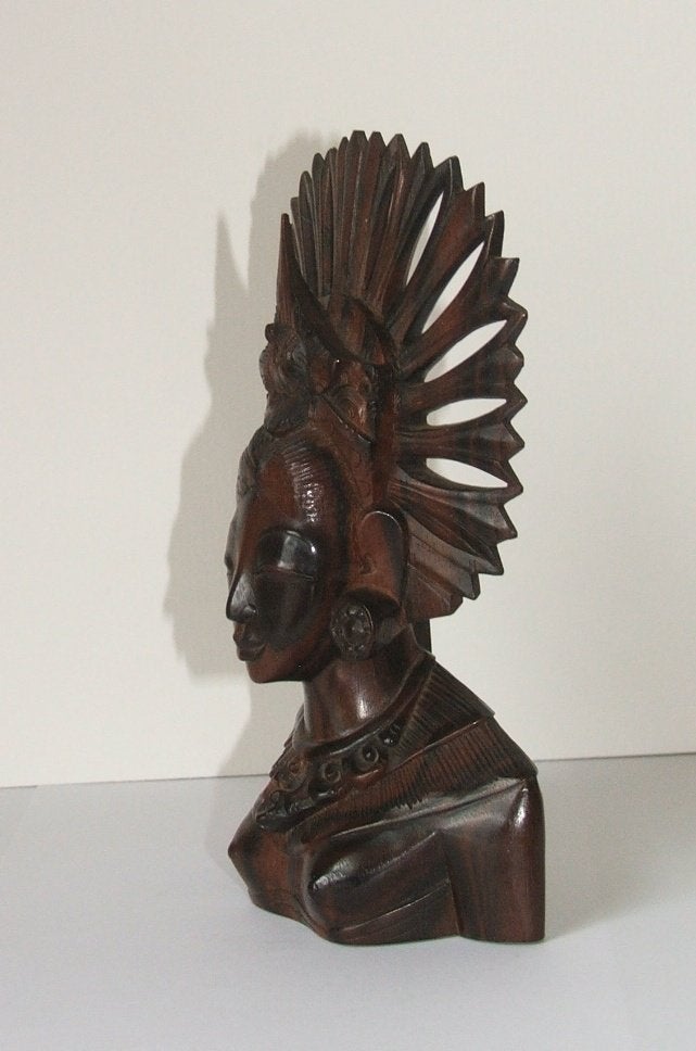 Balinees houtsnijwerk, Hout, Bruin, Ophalen of Verzenden, 15 cm