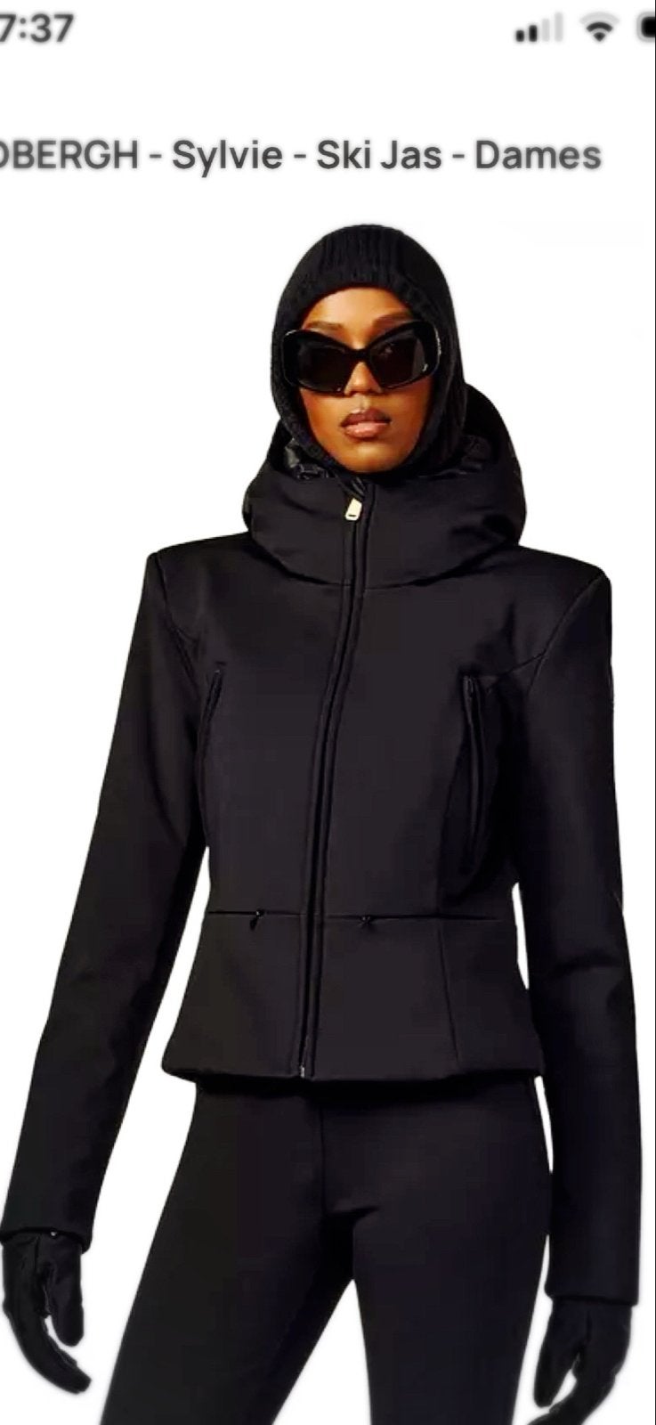 Goldbergh Sylvie Ski Jas Dames - Zwart, Kleding | Dames, Verzenden, Maat 46/48 (XL) of groter, Zo goed als nieuw, Jack