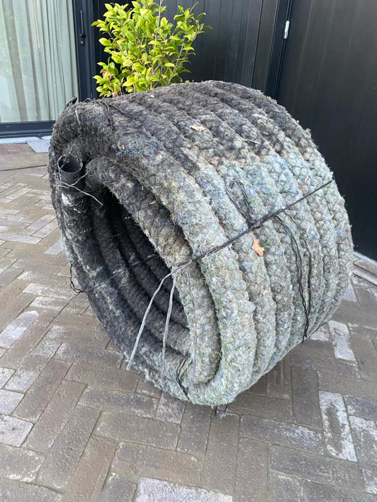 Drainagebuis 50 meter x 6 cm doorsnede, Ophalen, Zo goed als nieuw