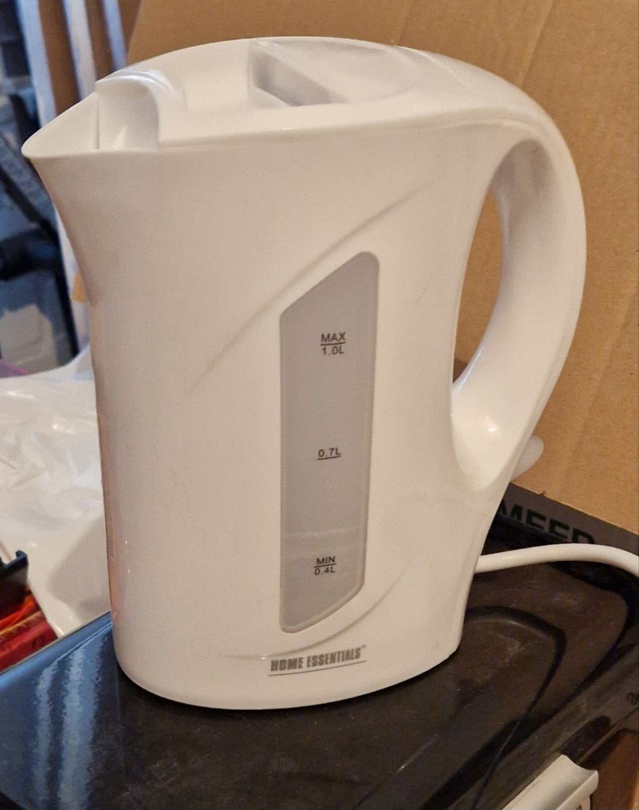 Home Essentials Waterkoker 1.0L Wit, 1 tot 2 liter, Ophalen of Verzenden, Zo goed als nieuw