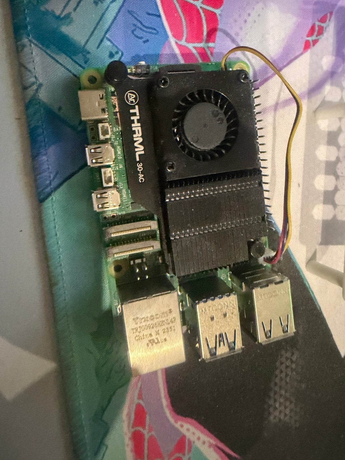 Raspberry pi 5 8GB met lader en koeler, 8 GB, Ophalen of Verzenden, Zo goed als nieuw, Raspberry Pi