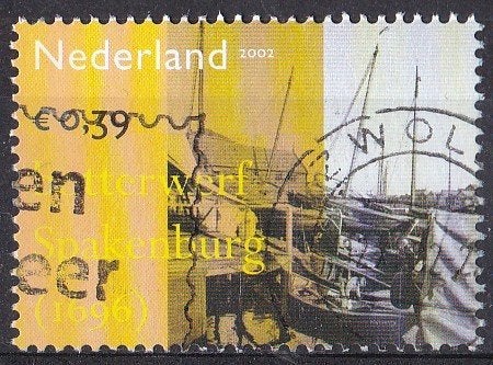 Industrieel erfgoed - Spakenburg - gebruikt – NVPH 2104, Postzegels en Munten, Ophalen of Verzenden, Na 1940, Gestempeld