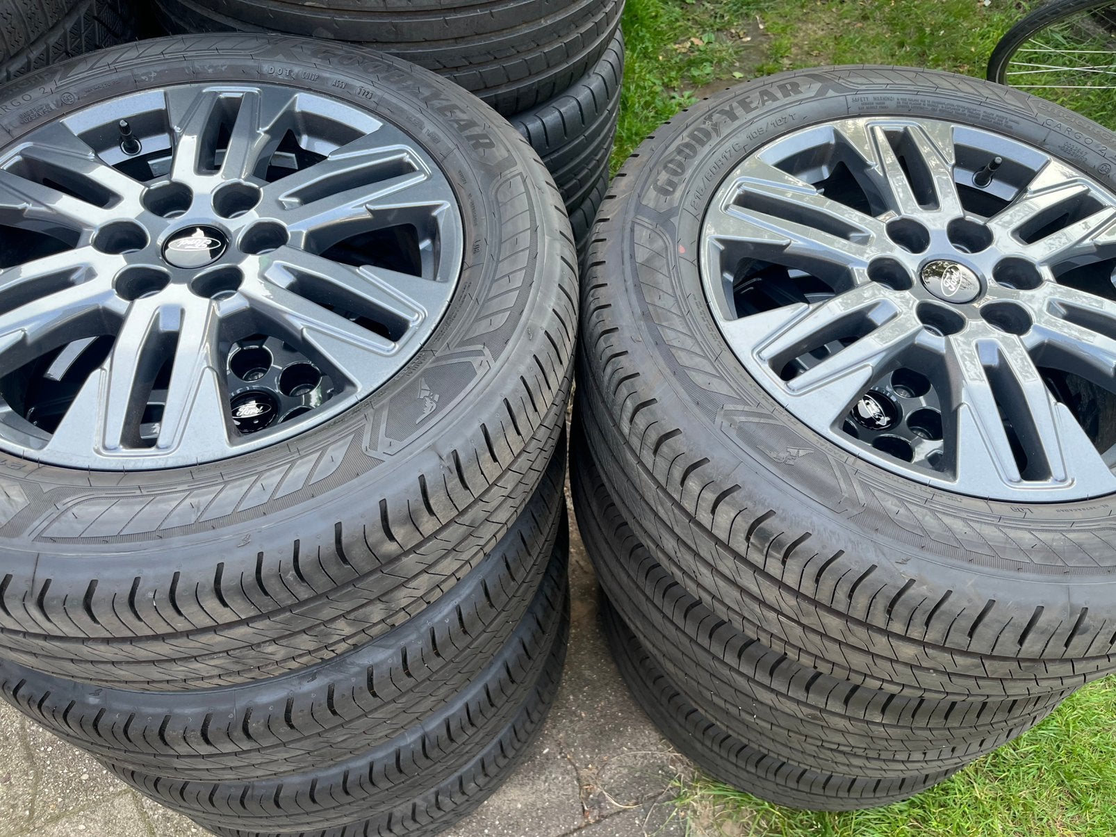 NIEUWE 17” orig Ford Transit Custom  VW T7 zomersetjes TPMS, Banden en Velgen, Nieuw, 17 inch, Ophalen of Verzenden
