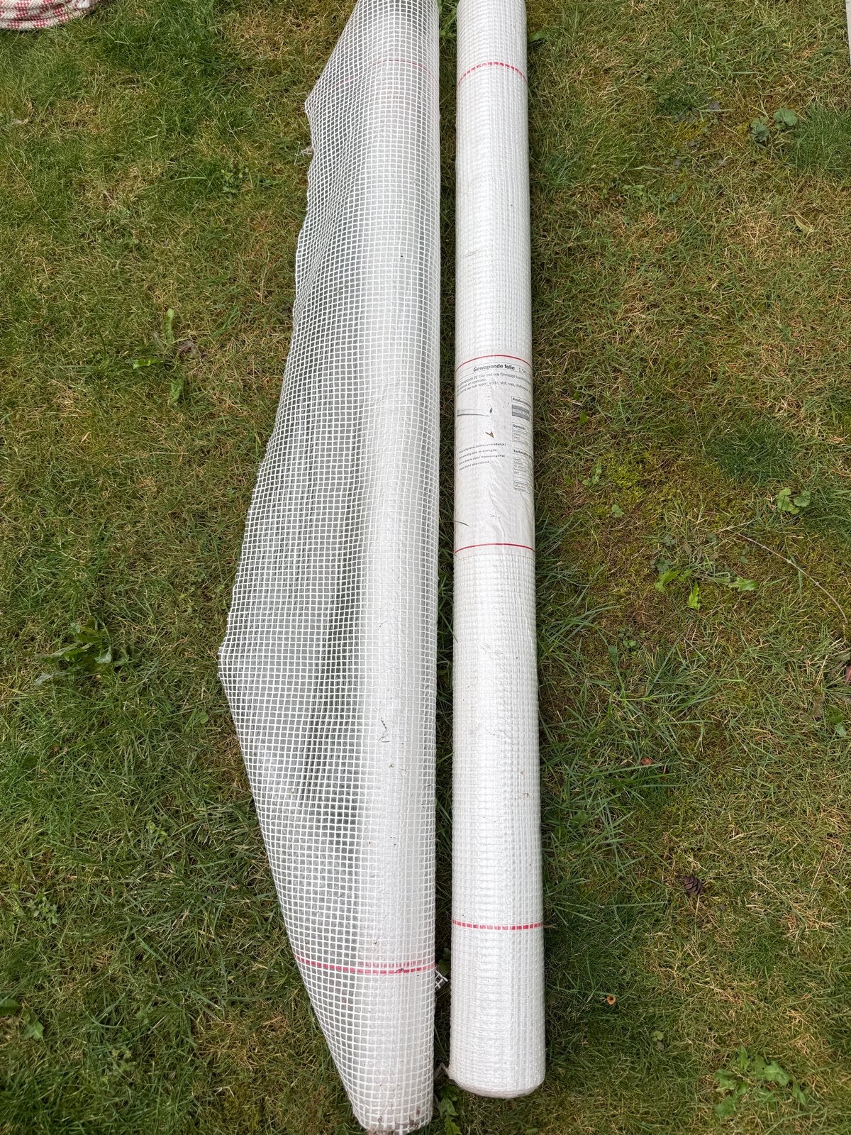 Gewapende folie 1.5m x 50m - Nieuw, Doe-het-zelf en Verbouw, Zeil en Folie, Ophalen of Verzenden, Nieuw, 15 m² of meer, Folie