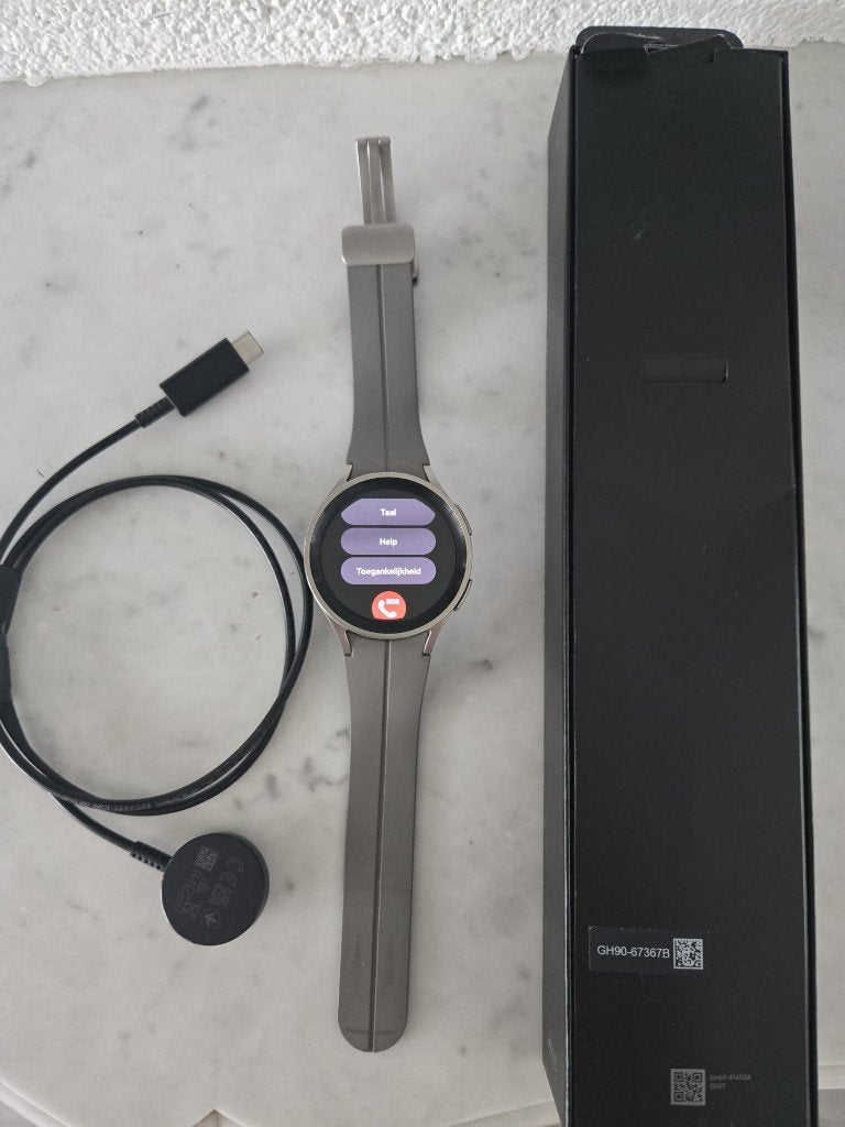 Samsung Galaxy watch 5 Pro, Stappen, Ophalen of Verzenden, Zo goed als nieuw, Android