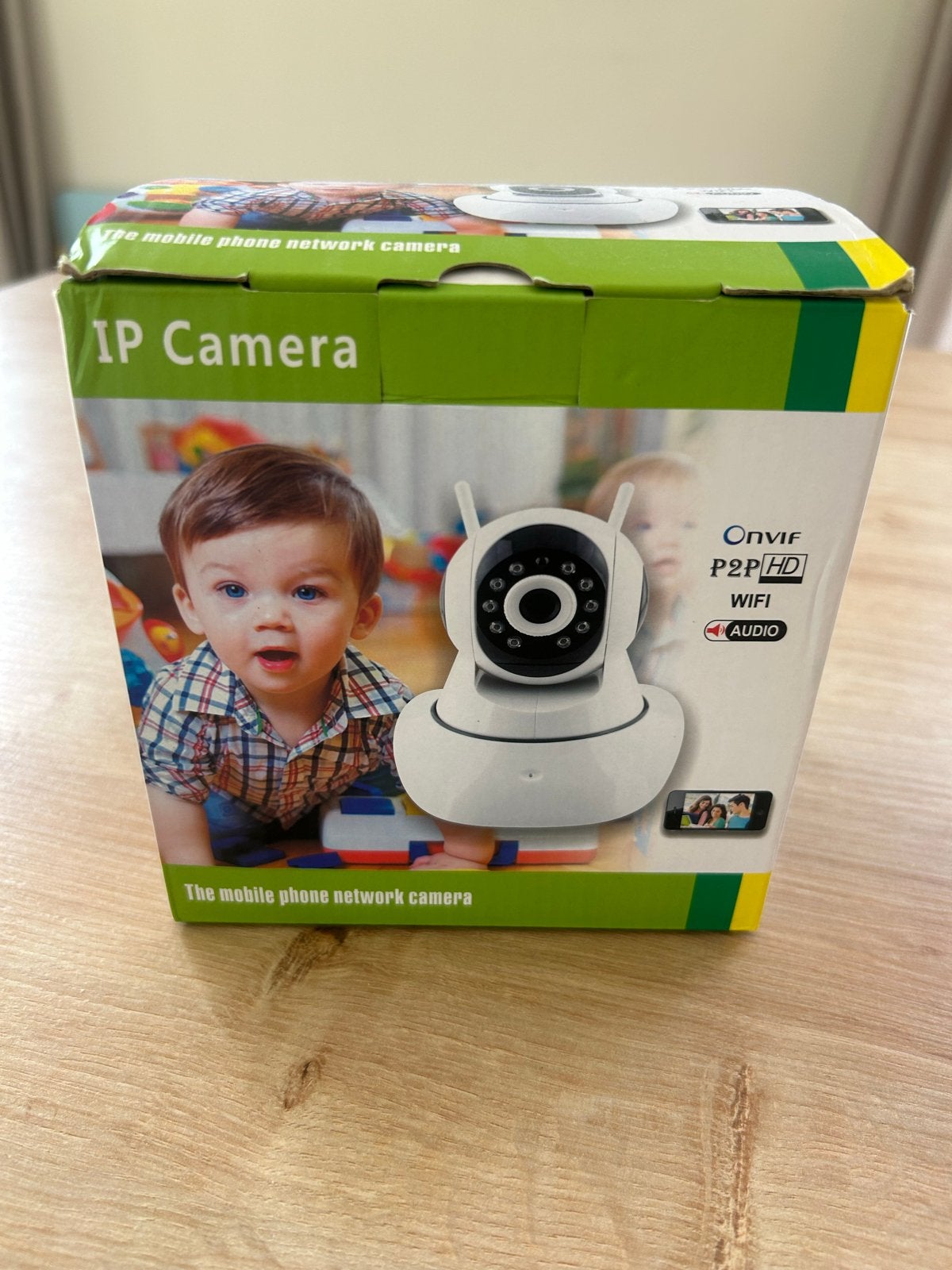 IP Camera HD WiFi Babyfoon met Audio, Ophalen, Zo goed als nieuw, Binnencamera