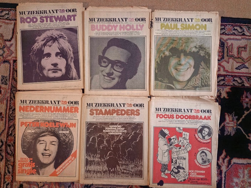 Unieke collectie vroege Muziekkrant OOR (1971-1974), Boeken, Ophalen of Verzenden, Gelezen, Muziek, Film of Tv