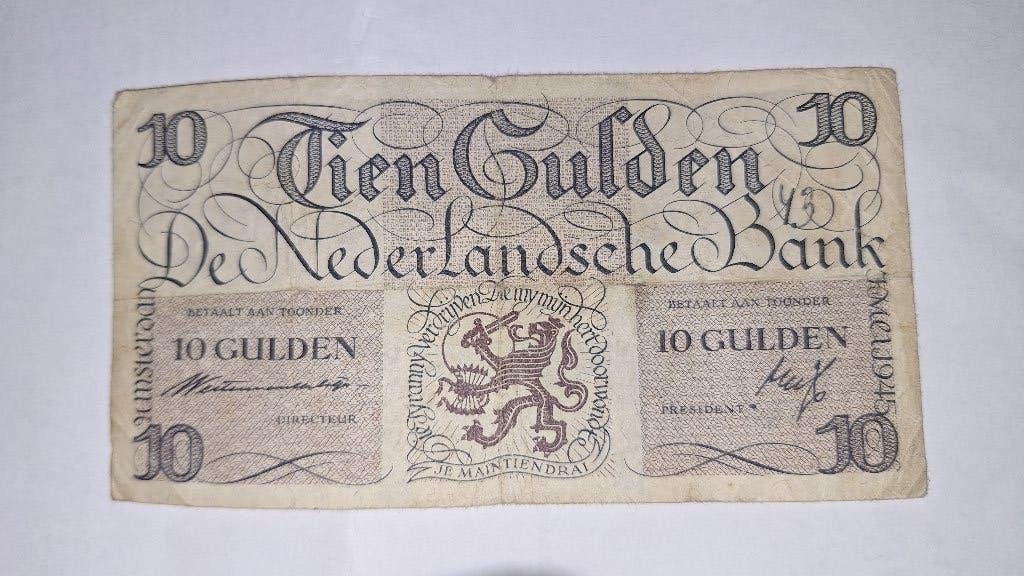 het LIEFTINCK tientje,  45-1B voor 60 EURO, Postzegels en Munten, Bankbiljetten | Nederland, Verzenden, 10 gulden