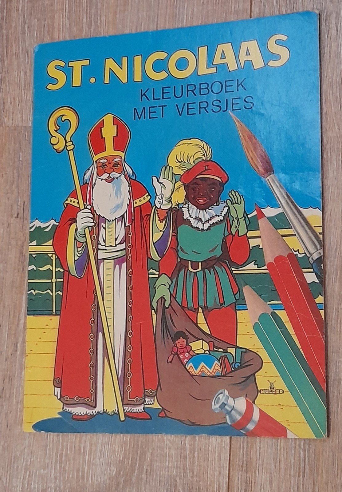 oud sinterklaas boekje zwarte piet, Diversen, Ophalen of Verzenden, Gebruikt
