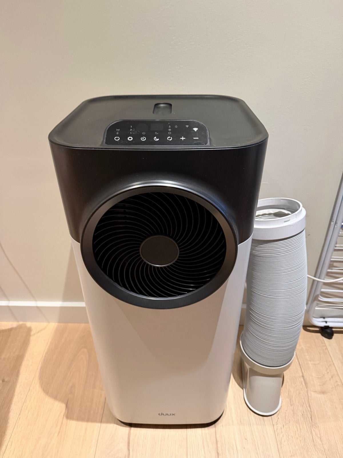 Duux Mobiele Airco 12K BTU - Krachtige Koeling voor Thuis, Witgoed en Apparatuur, Ophalen, Zo goed als nieuw, Koelen en Ontvochtigen