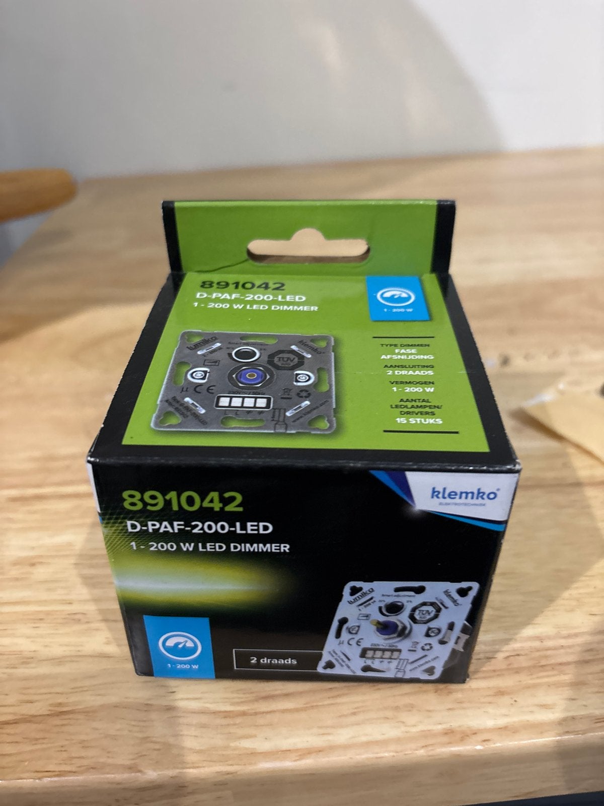 Klemko D-PAF-200-LED Dimmer 1-200W, Ophalen of Verzenden, Nieuw, Overige merken, Dimmer