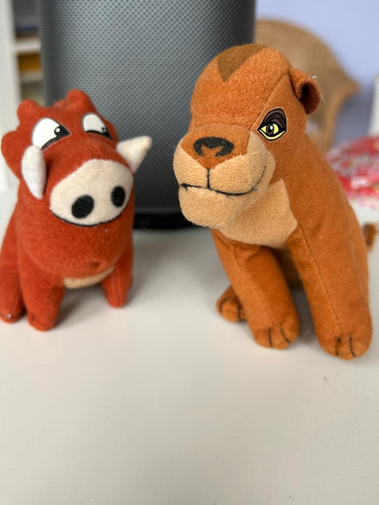 Disney’s Simba en Pumbaa (Lion King), Ophalen of Verzenden, Leeuwenkoning of Jungle Boek, Nieuw, Beeldje of Figuurtje