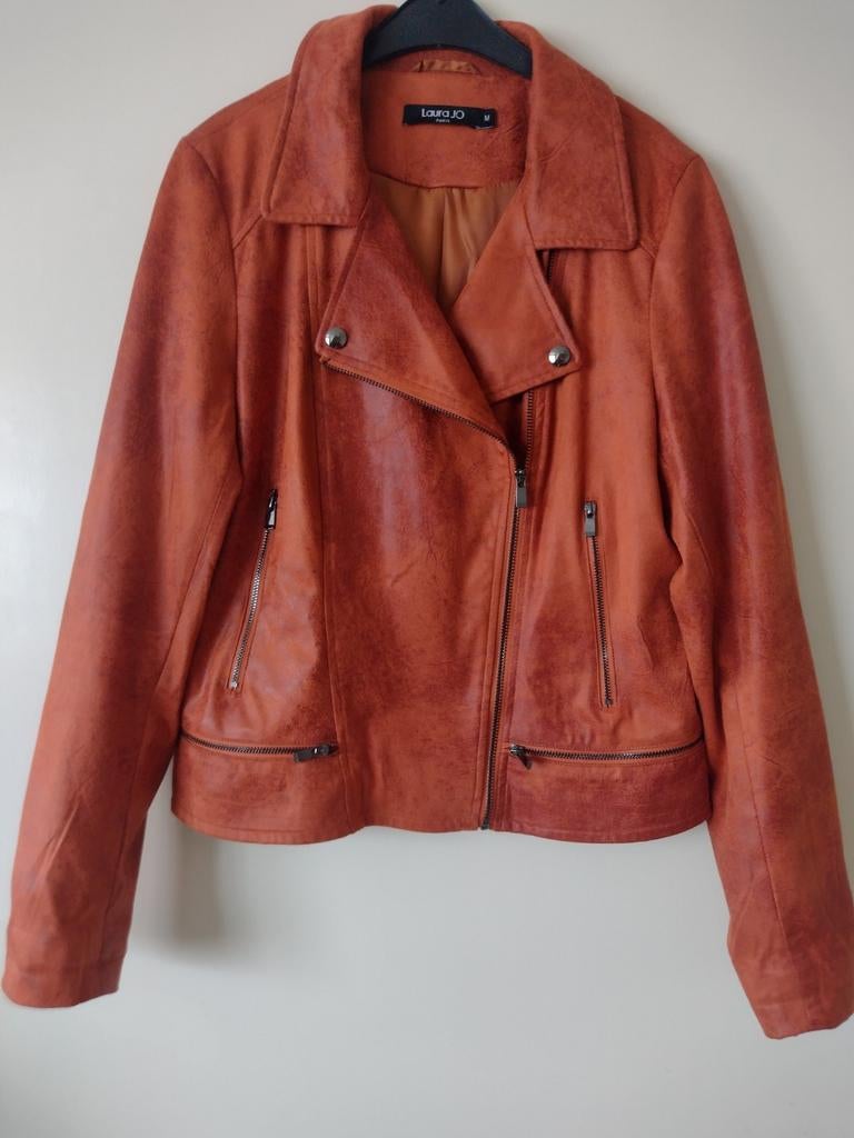 Mooi soepel nep leren jasje maat m, Kleding | Dames, Ophalen of Verzenden, Zo goed als nieuw, Maat 38/40 (M), Zwart