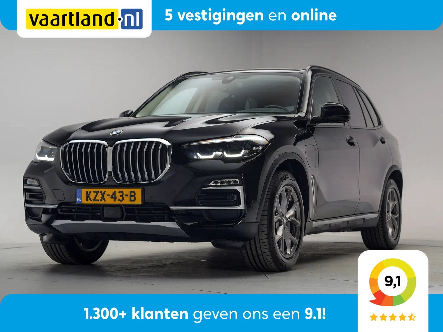 BMW X5 xDrive 45e High Executive Xline [ Luchtvering Adapt.c, Gebruikt, X5, Zwart, Vierwielaandrijving