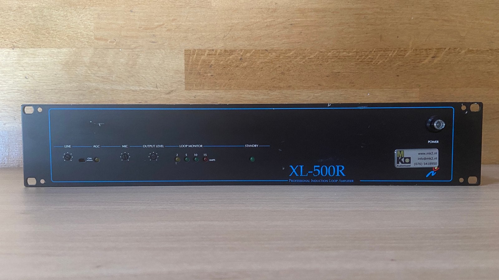 Lic Xl-500-r ringleiding versterker., 120 watt of meer, Ophalen, Overige merken, Gebruikt