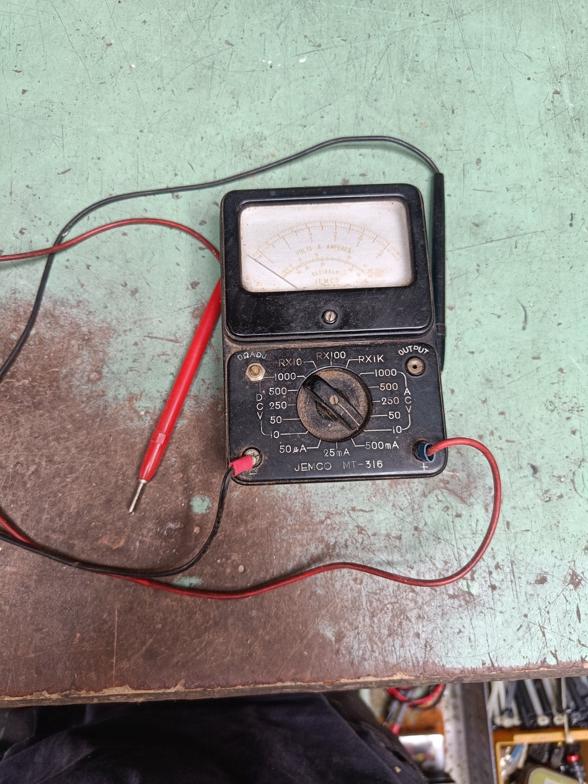 JEMCO MT-316 Vintage Multimeter, Ophalen of Verzenden, Gebruikt, Multimeter