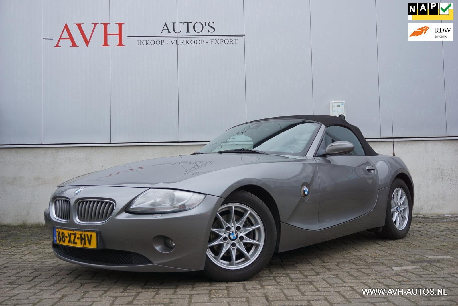BMW Z4 Roadster 2.5i, Auto's, BMW, Achterwielaandrijving, Gebruikt, Zwart, Cabriolet