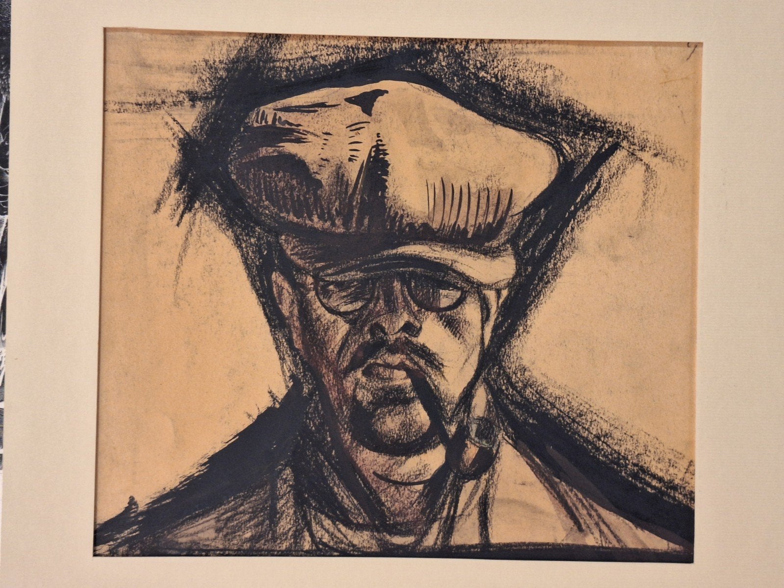 Lithografie van Jan Toorop  ? - gezicht, Ophalen of Verzenden